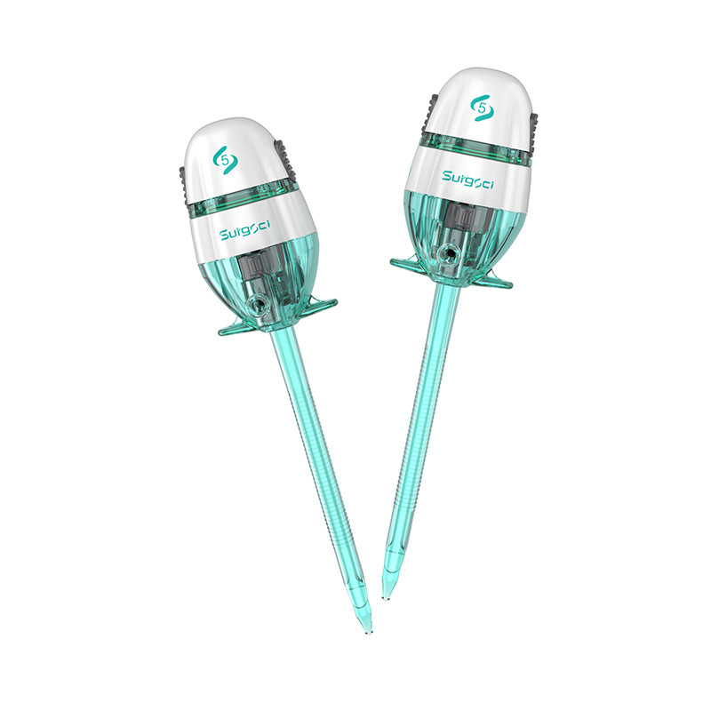 흉부외과용 멸균 무날형 일회용 트로카 5*100mm Easypass 타입 Surgsci